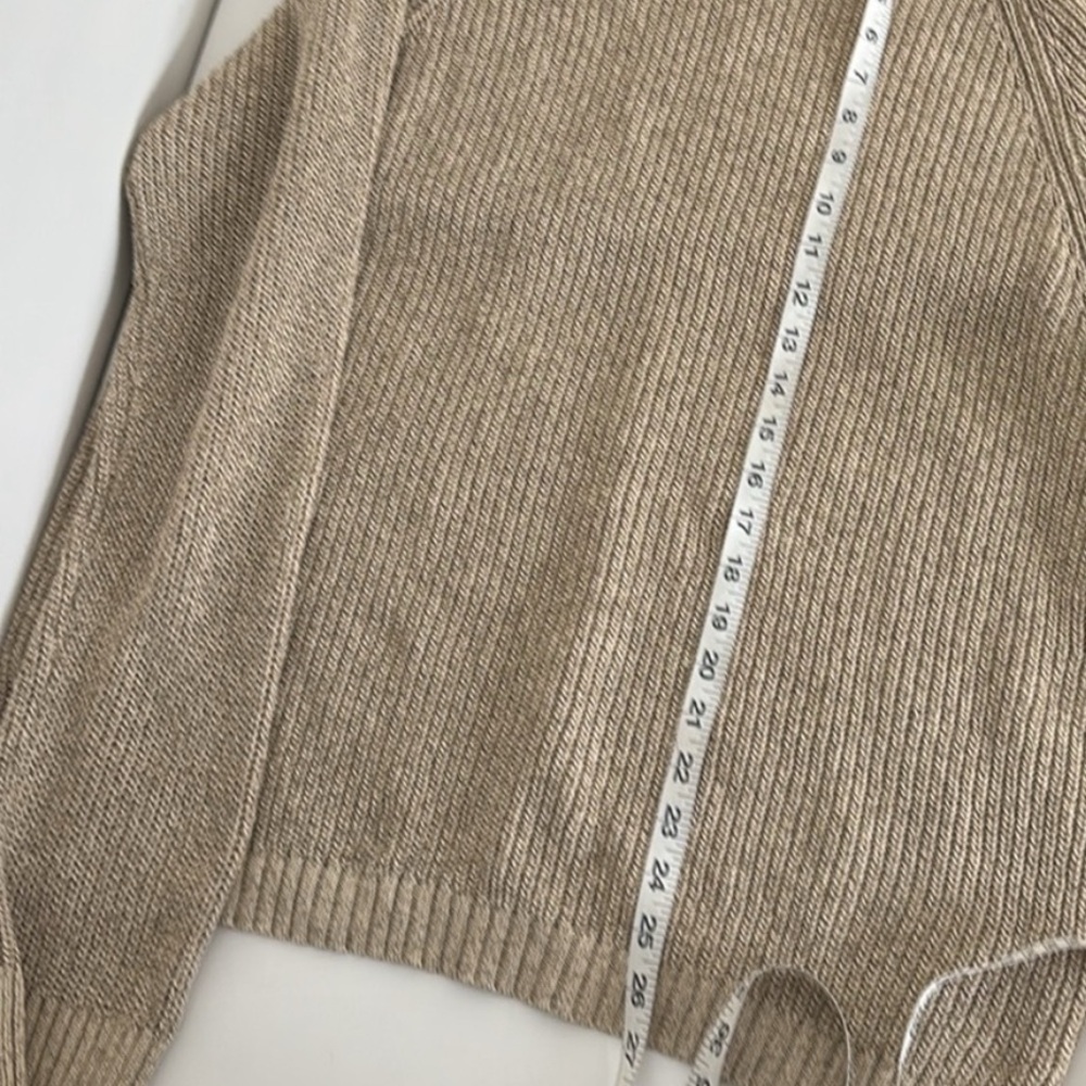 Urban Outfitters Sweater Mens L Beige Turtleneck Quiet Luxury Cottagecore Preppy - Picture 8 of 14